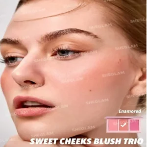 پالت رژگونه بستنی شیگلم سه رنگ مدل sheglam Sweet Cheeks