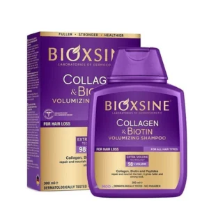 شامپو ضد ریزش و حجم دهنده کلاژن و بیوتین بیوکسین 300 میل BIOXCINE