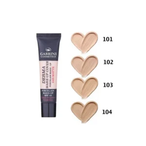 کرم پودر مایع SPF 15 گابرینی مدل Derma  مناسب برای انواع پوست حجم 30 میلی‌لیترGABRINI