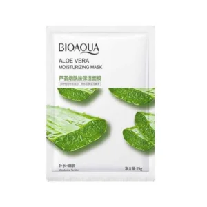 ماسک ورقه ای صورت بایوآکوا مدل آلوئه ورا وزن 25 گرم BIOAQUA